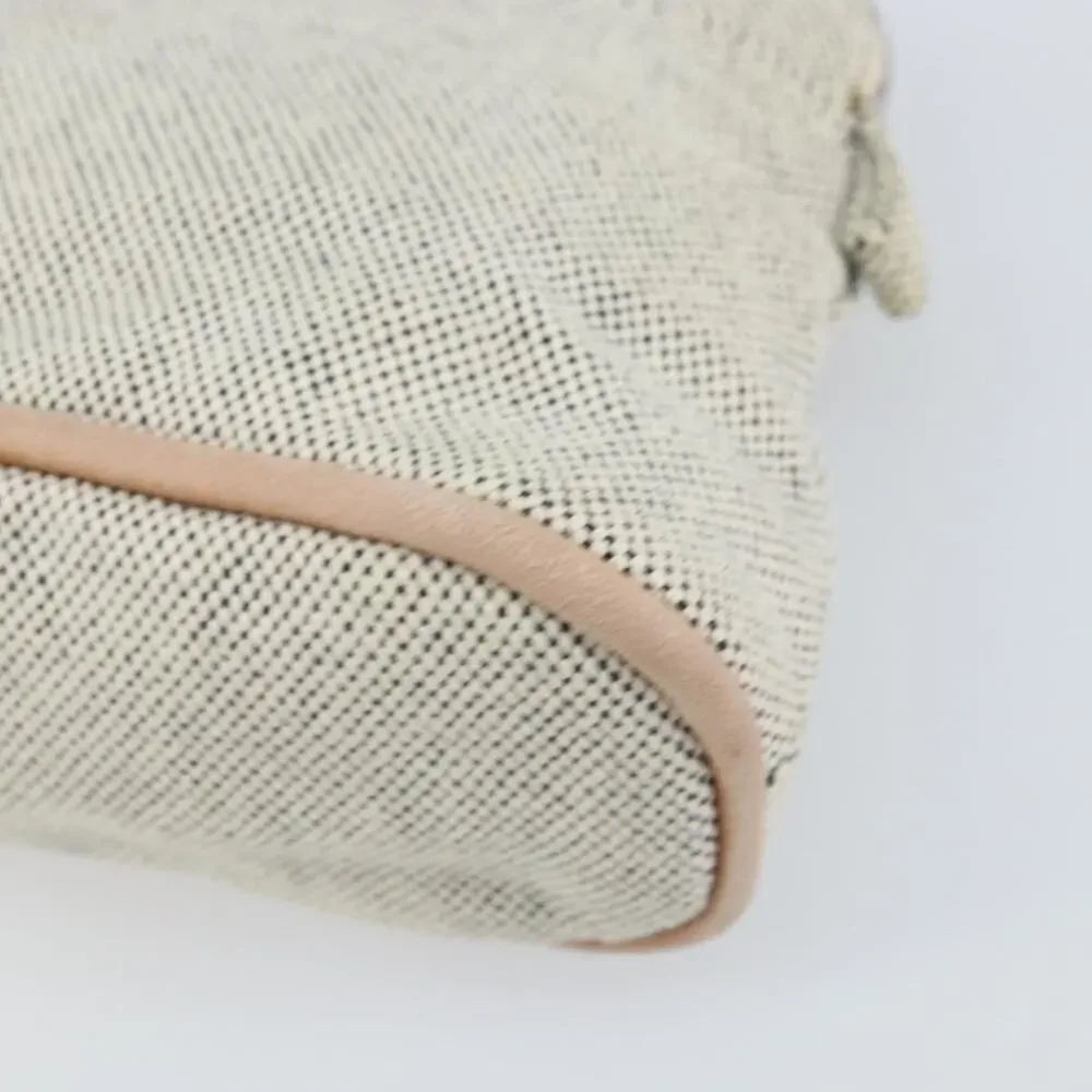 Hermes Canvas Bolide PM Pouch Gray